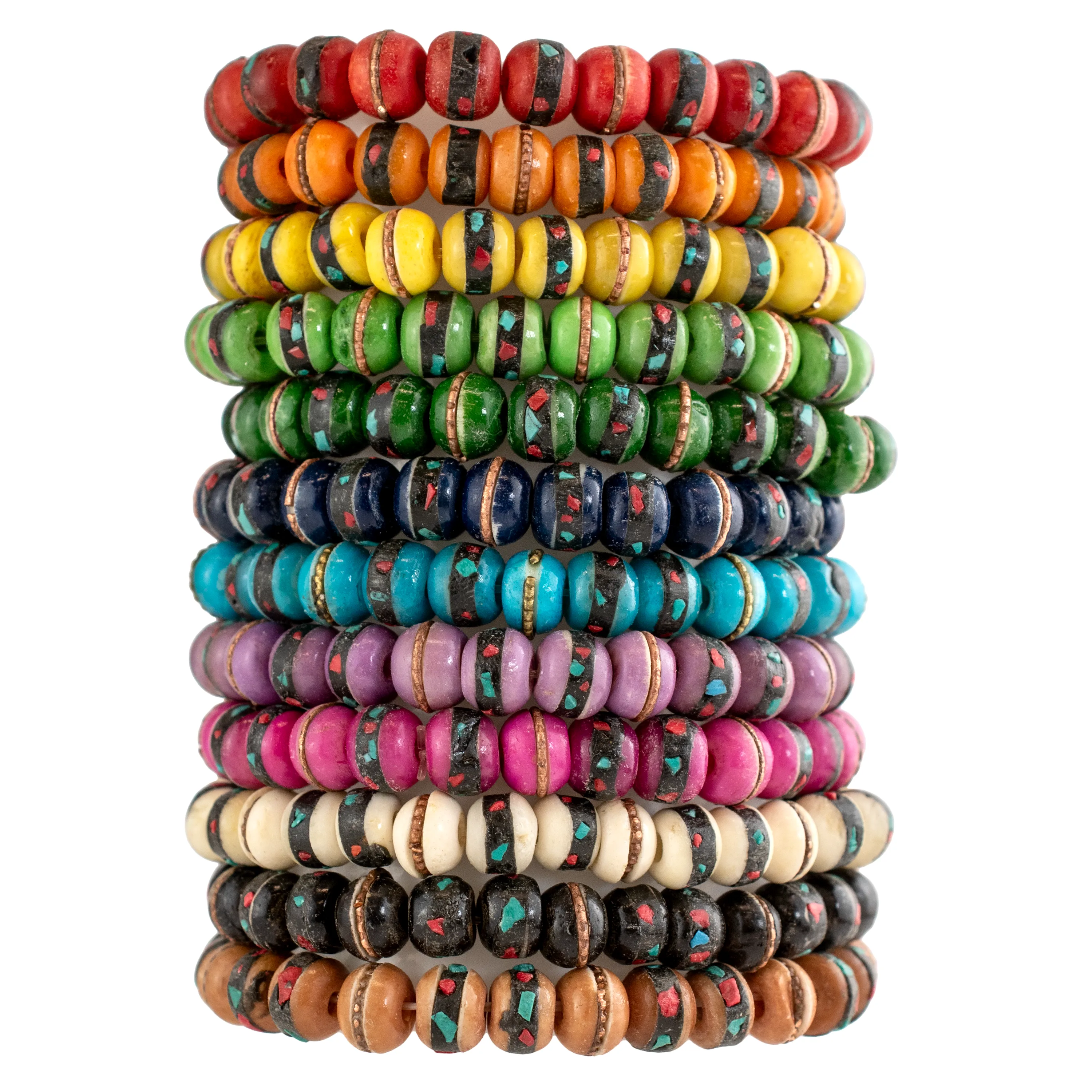 12 Set Bundle: Mala Stretch Bracelets