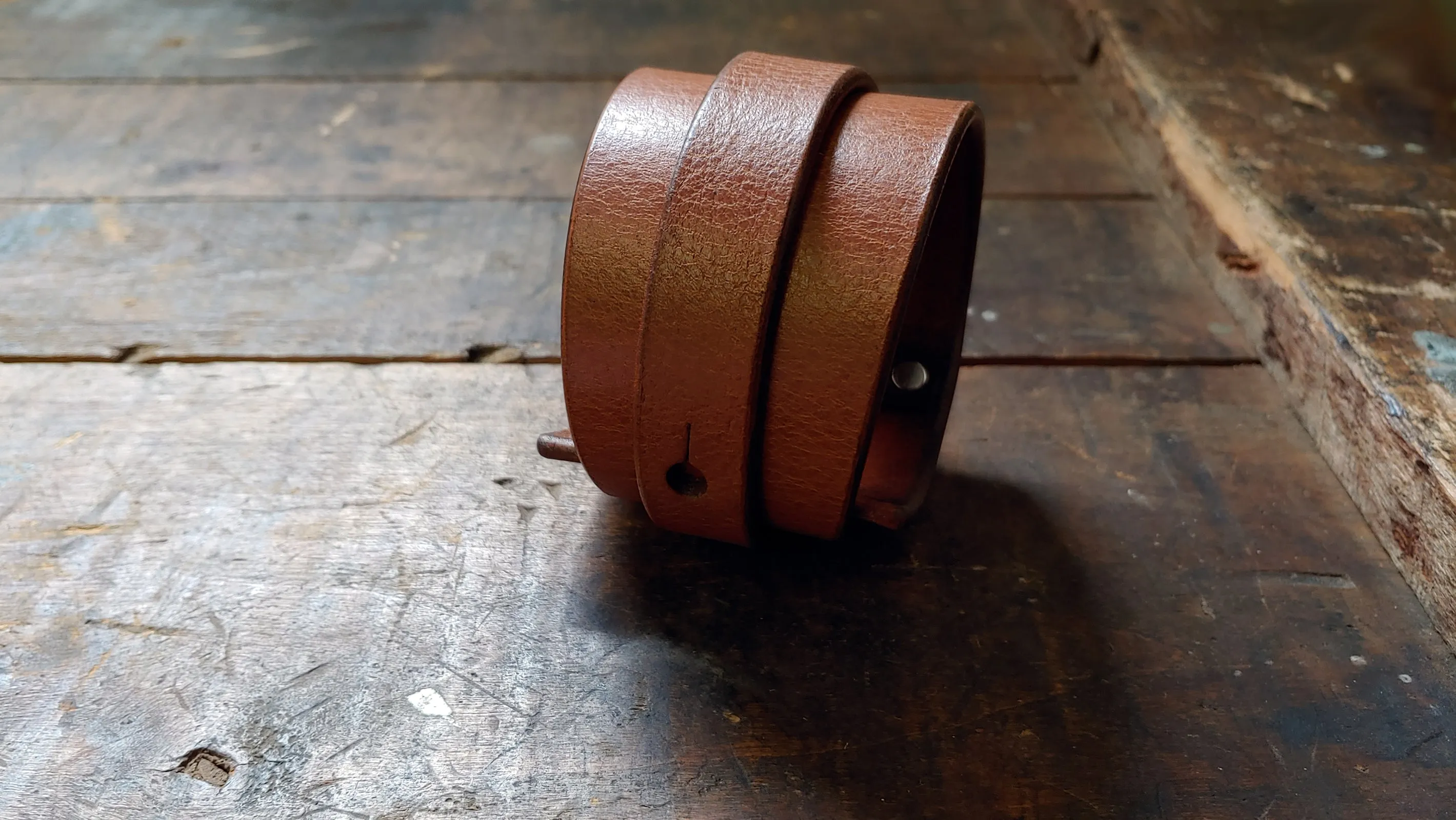 Averey WIDE Wrist Wrap Leather Cuff Bracelet- SS1082-W