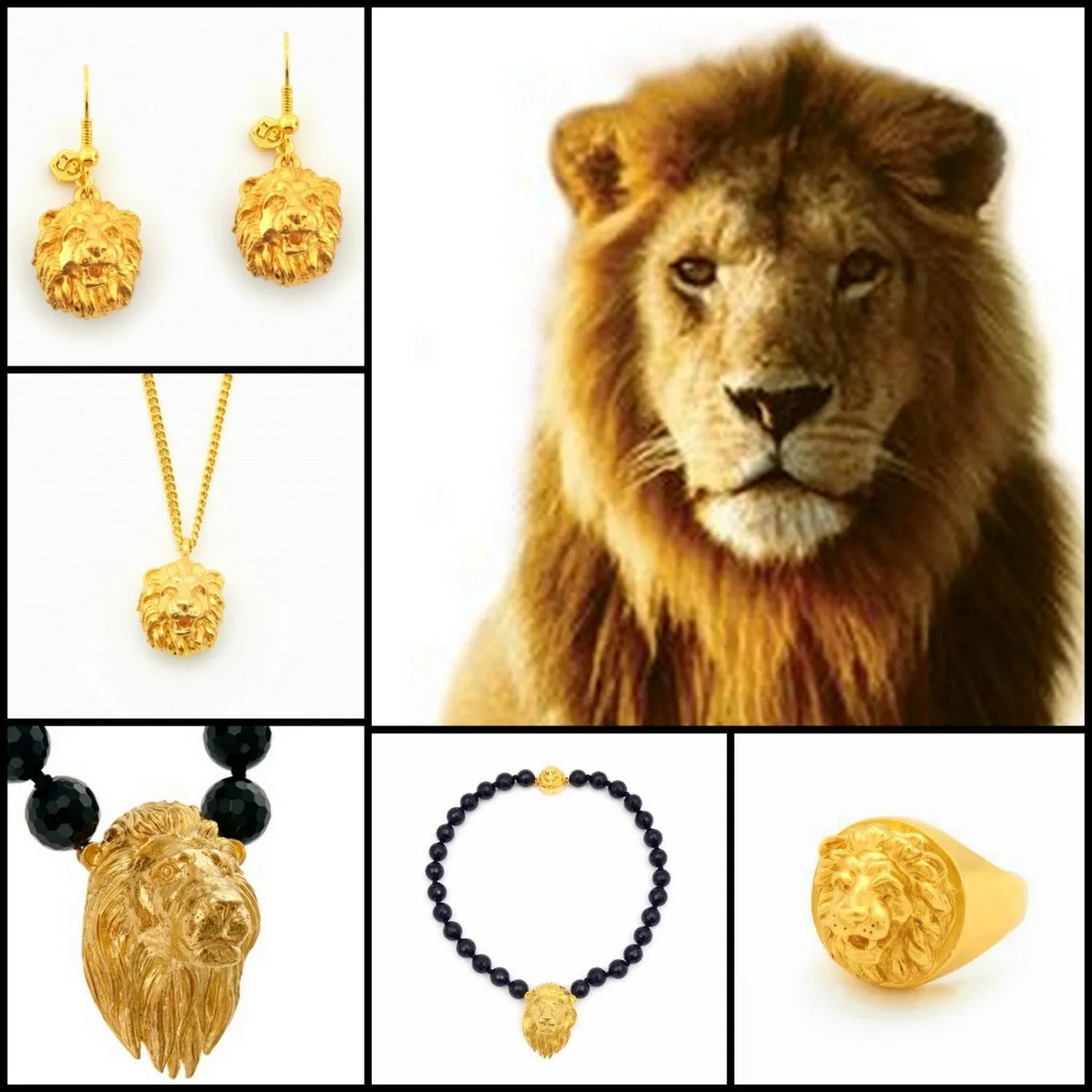 Bill Skinner Gold Lion Ring Sovereign Signet Unisex