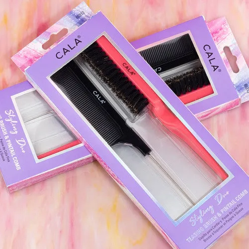 Cala Teasing Brush & Pintail Comb (2Pcs)