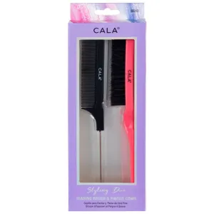 Cala Teasing Brush & Pintail Comb (2Pcs)