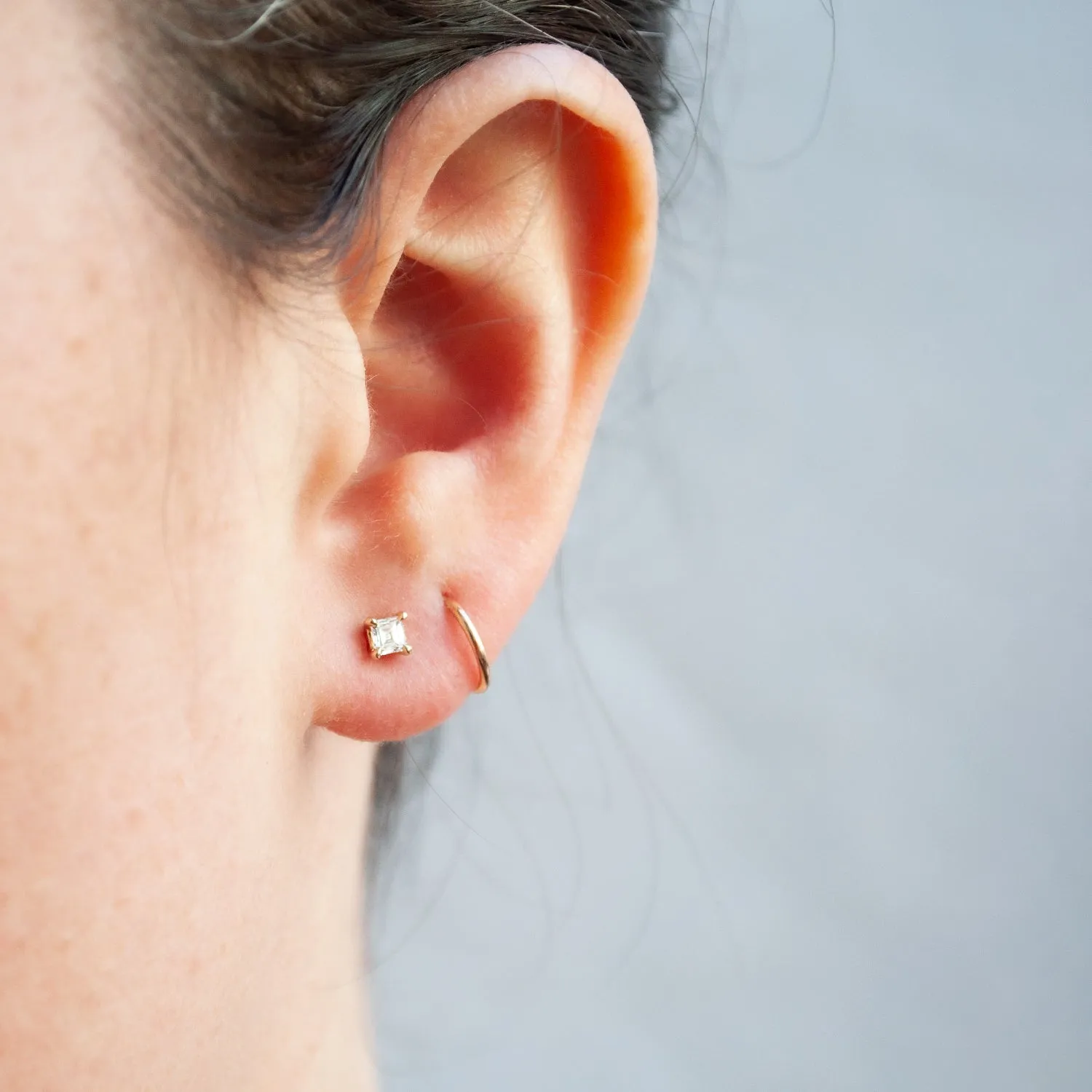 Carré Diamond Studs