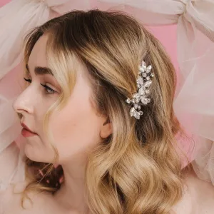 Crystal Silver Medium Alice Bridal Hair Comb