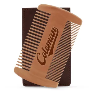 Custom Engraved Beard Comb