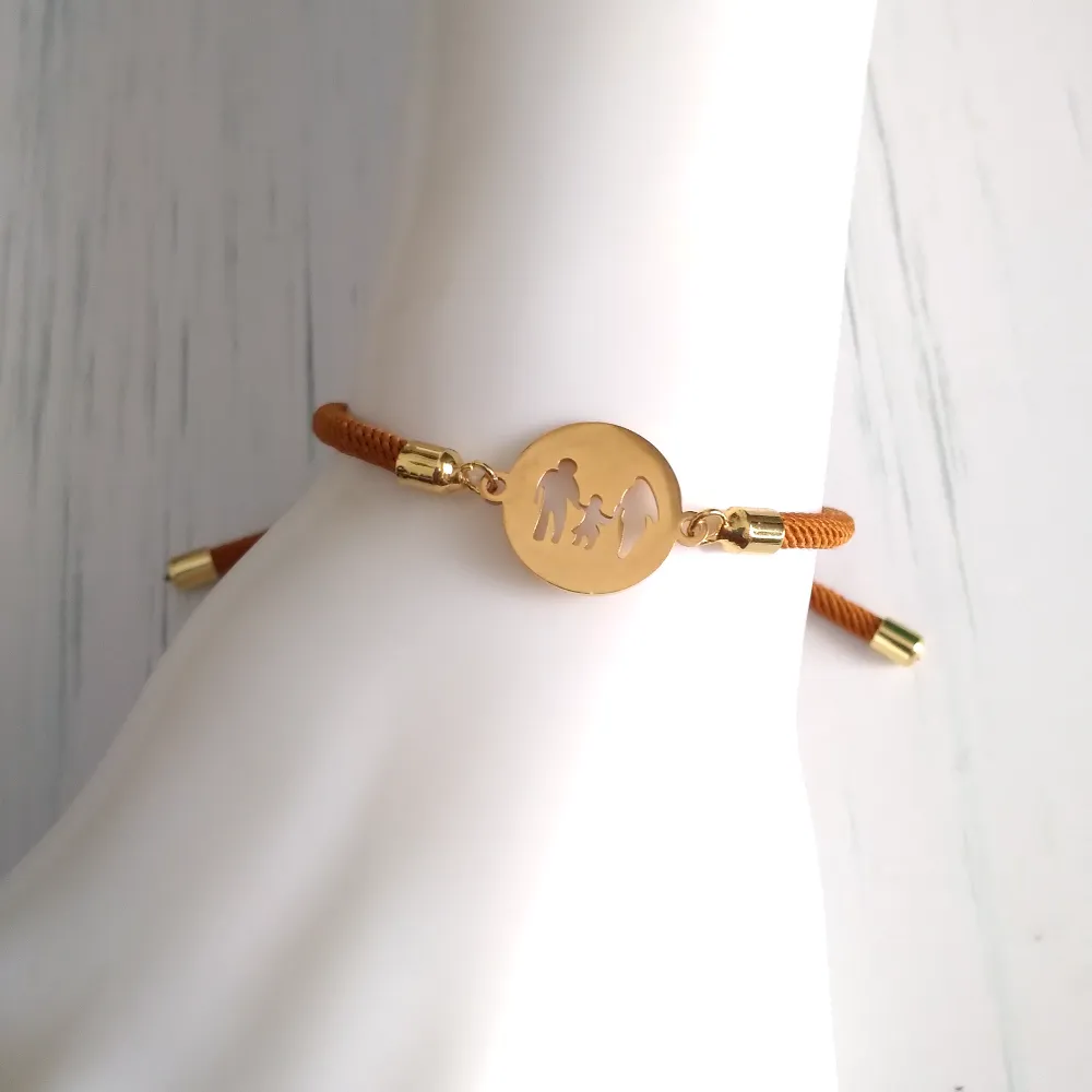 Dani Family Corded Slider Bracelet