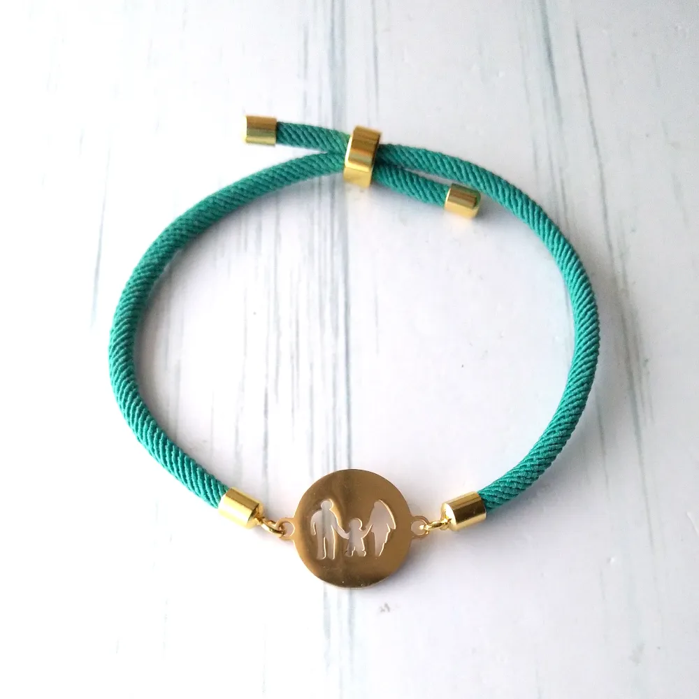 Dani Family Corded Slider Bracelet