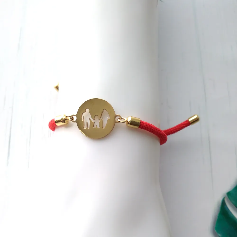 Dani Family Corded Slider Bracelet