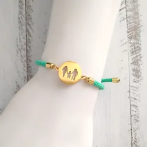 Dani Family Corded Slider Bracelet