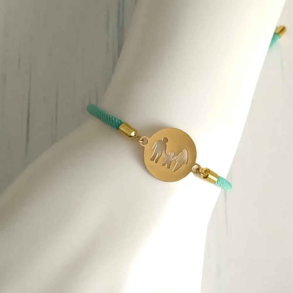 Dani Family Corded Slider Bracelet