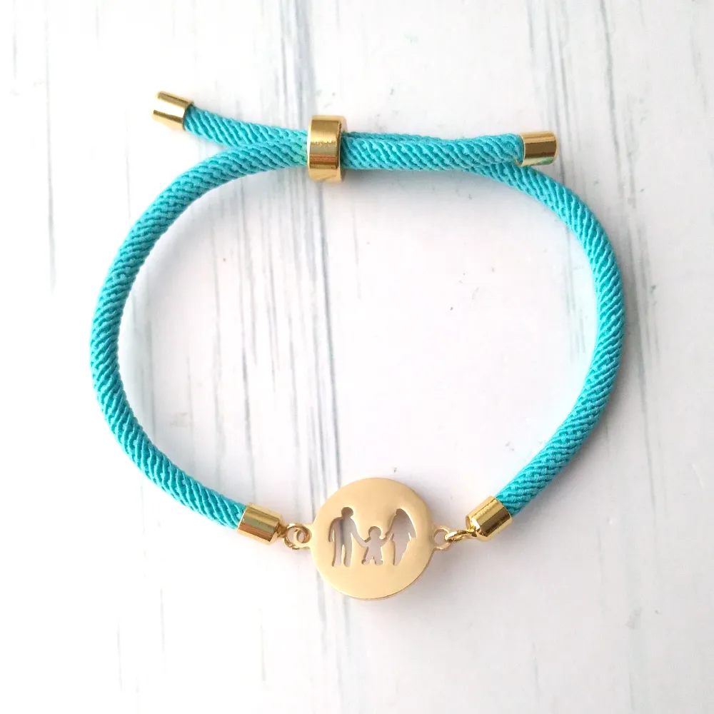 Dani Family Corded Slider Bracelet