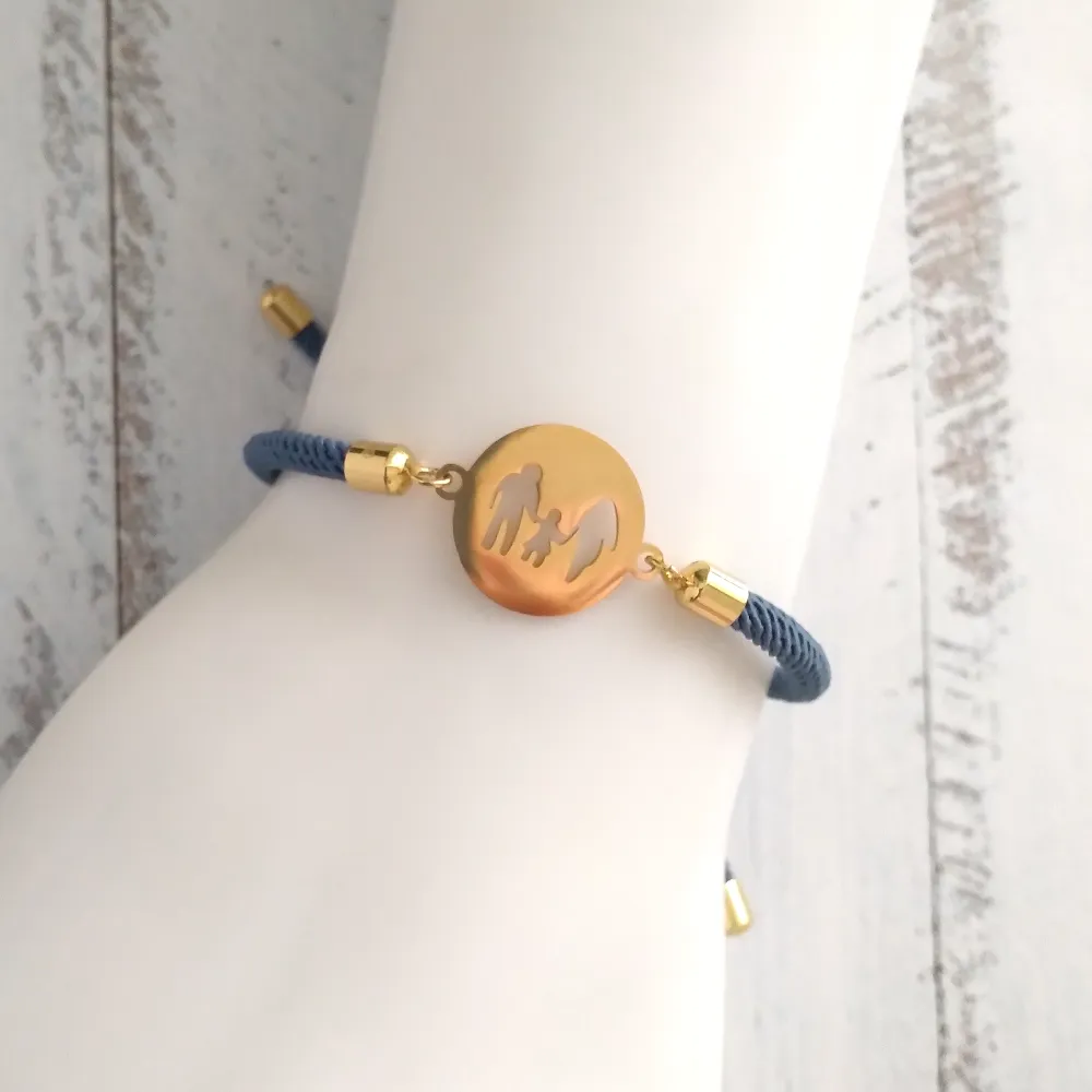 Dani Family Corded Slider Bracelet