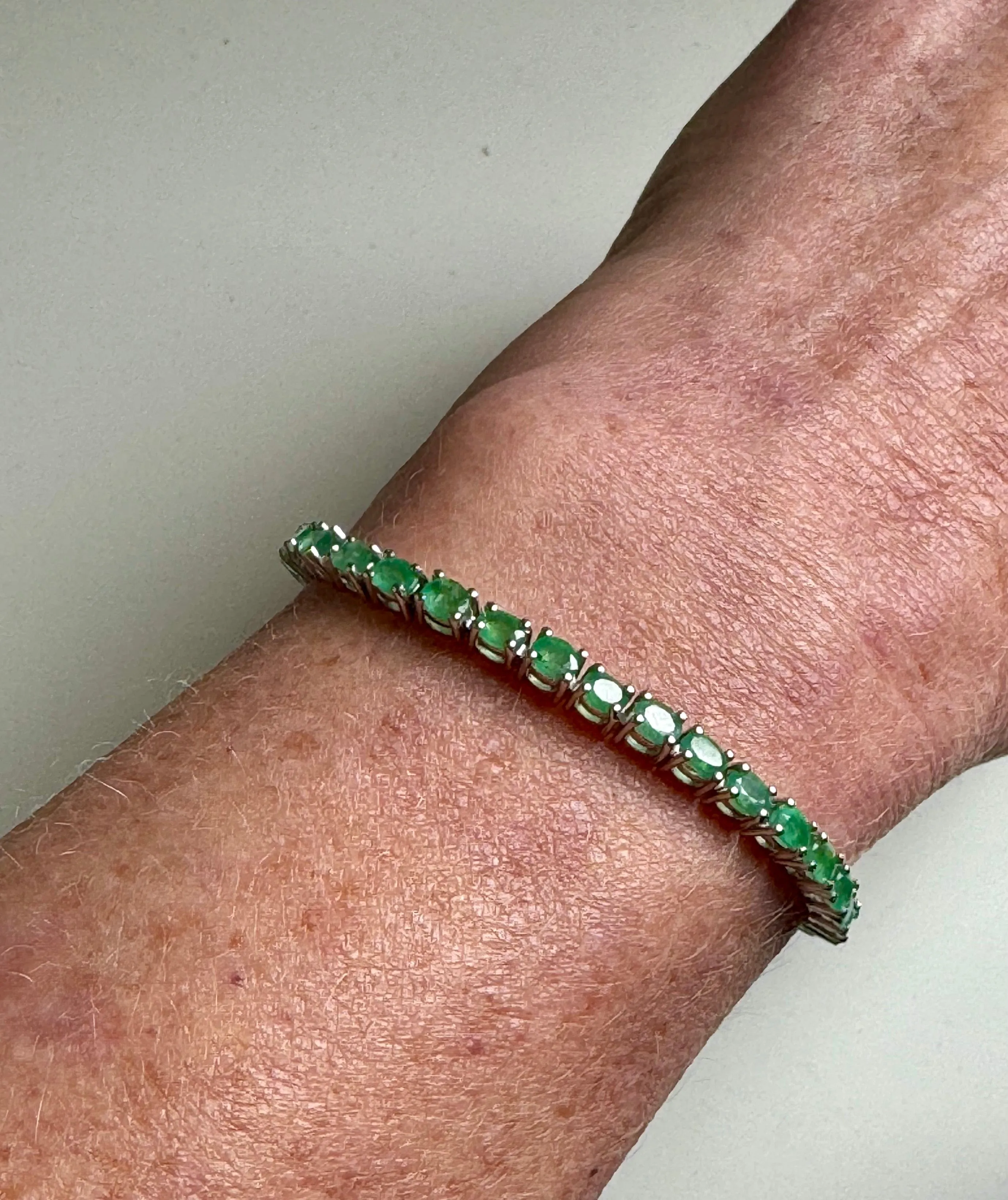 Emerald Tennis Bracelet