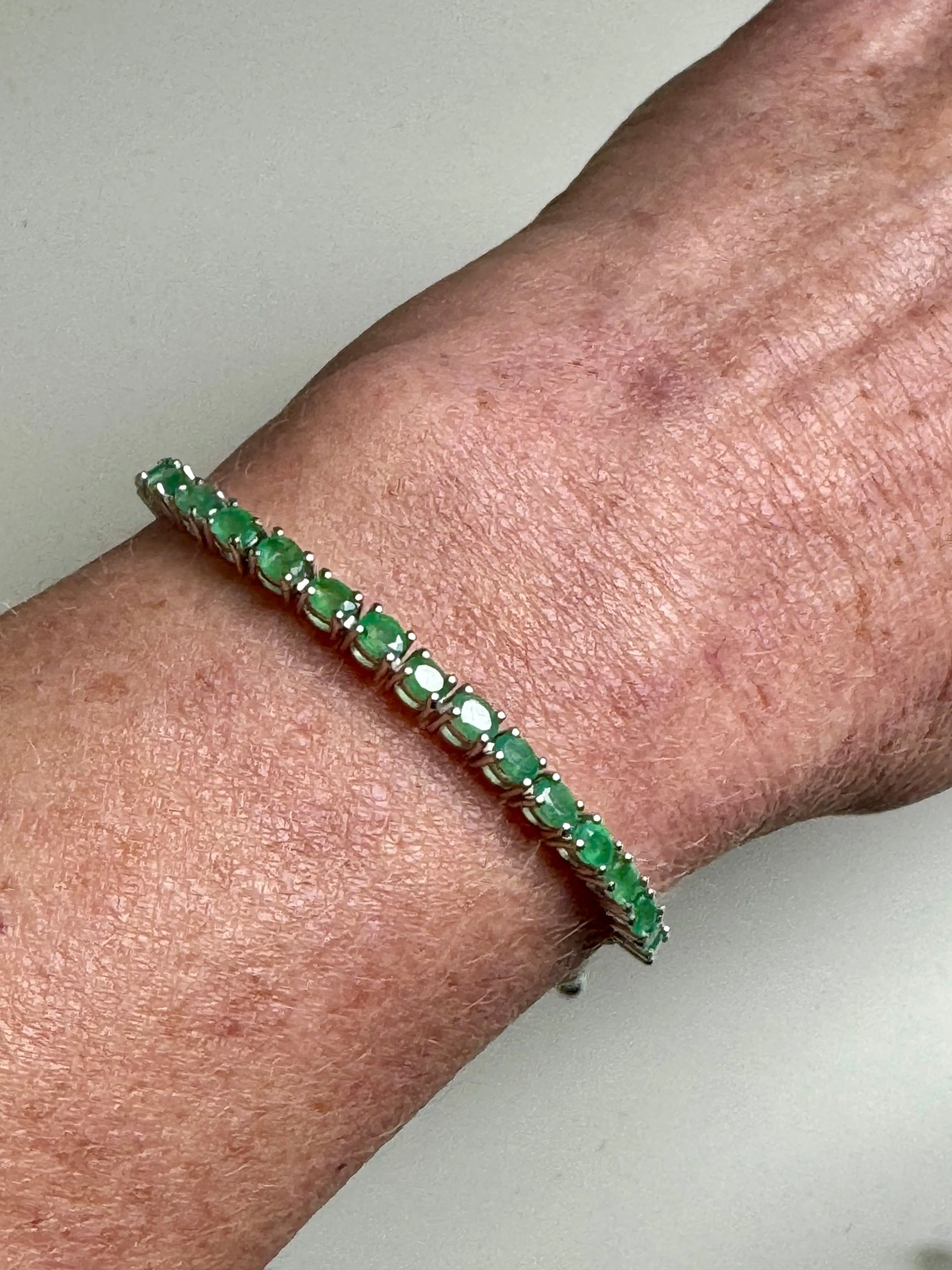 Emerald Tennis Bracelet