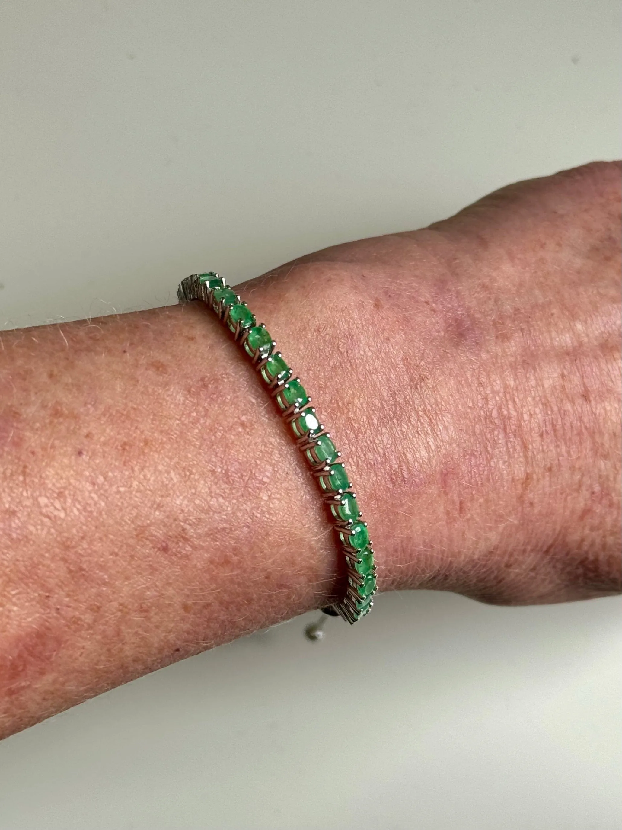 Emerald Tennis Bracelet
