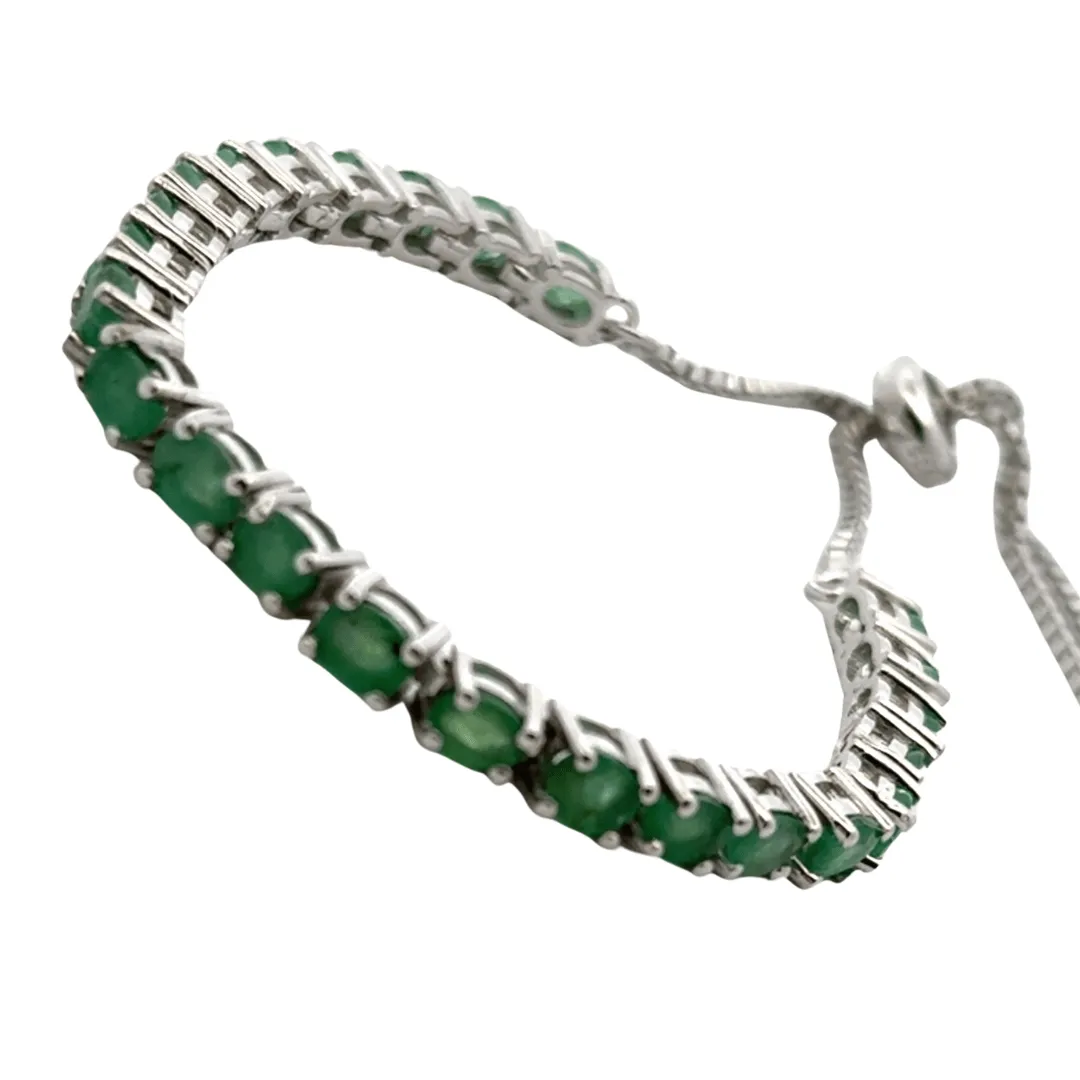 Emerald Tennis Bracelet