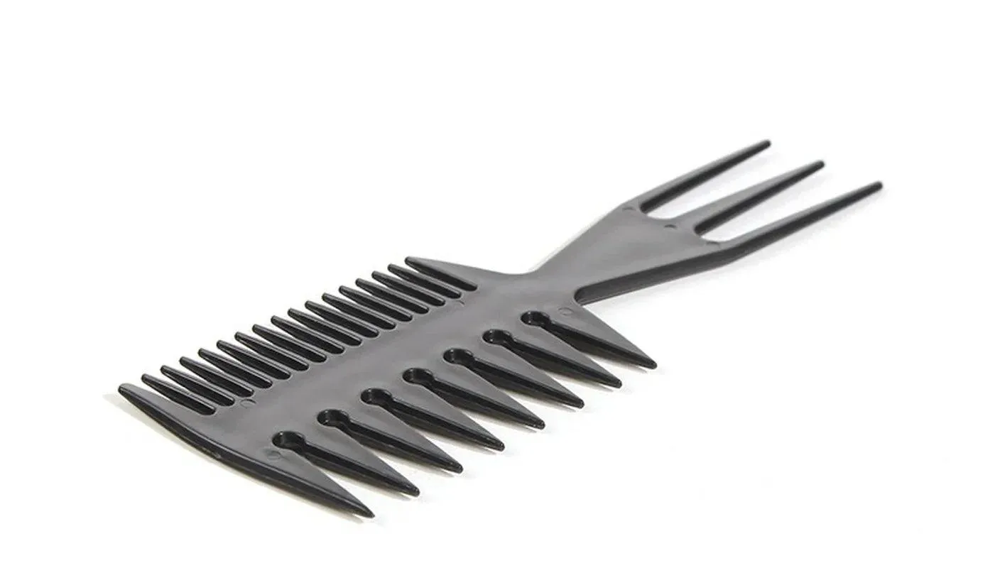 Fish Bone Hair Comb: Professional Barber Tool for Men