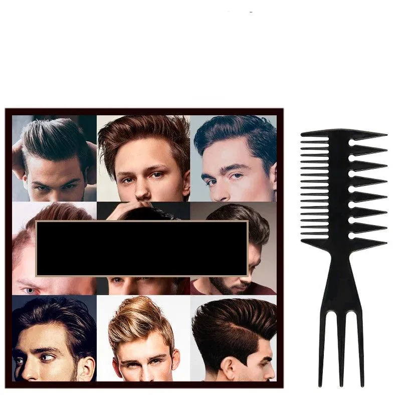 Fish Bone Hair Comb: Professional Barber Tool for Men