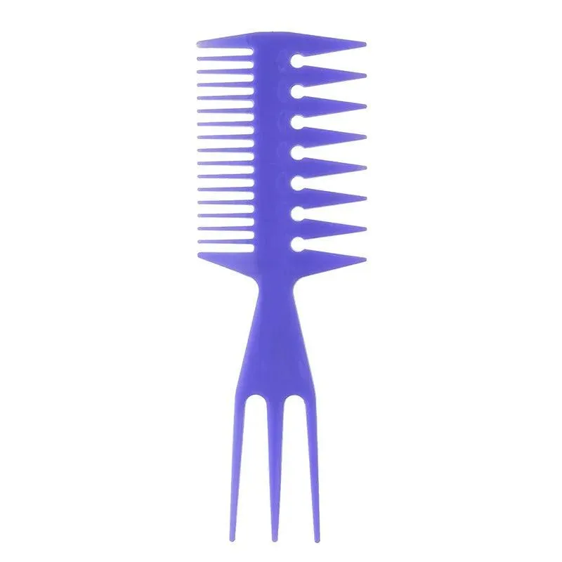 Fish Bone Hair Comb: Professional Barber Tool for Men