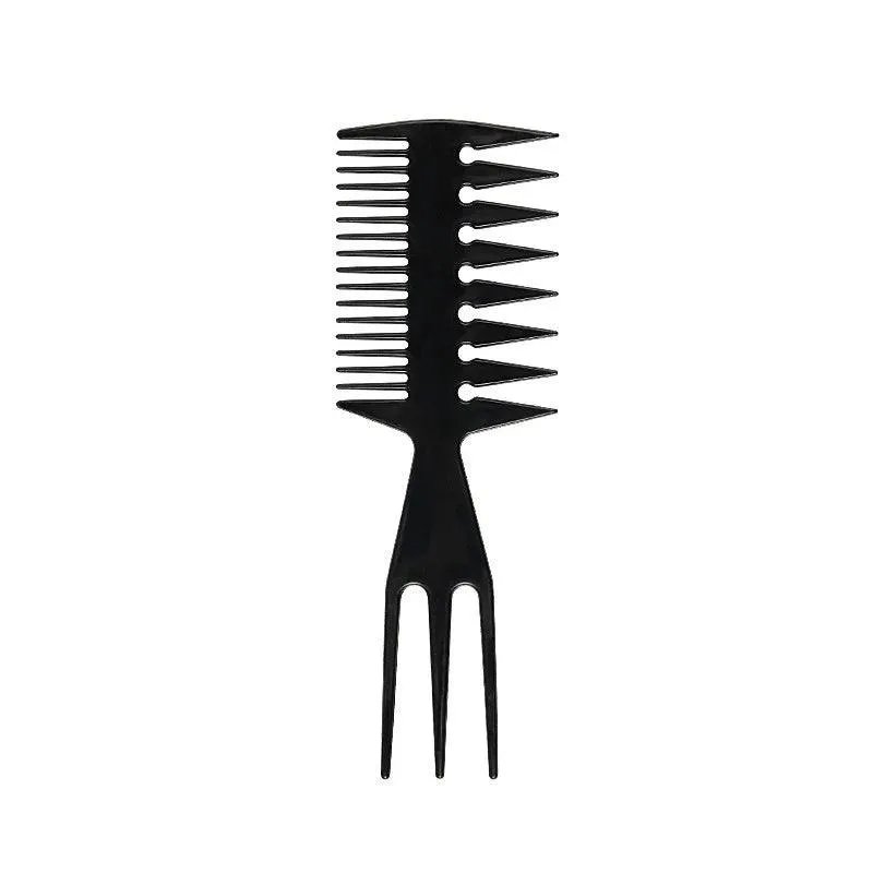 Fish Bone Hair Comb: Professional Barber Tool for Men