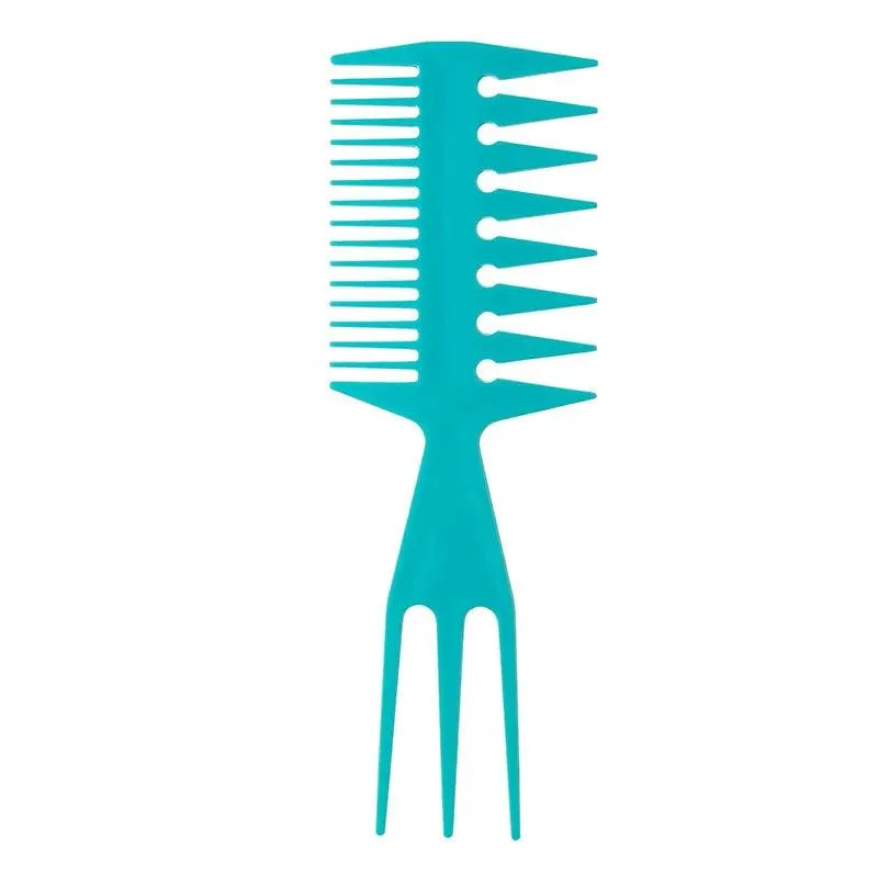 Fish Bone Hair Comb: Professional Barber Tool for Men