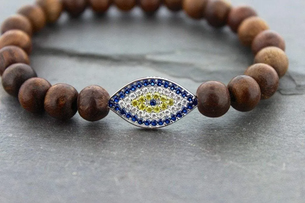 Hand Made Evil Eye Mala Bracelet