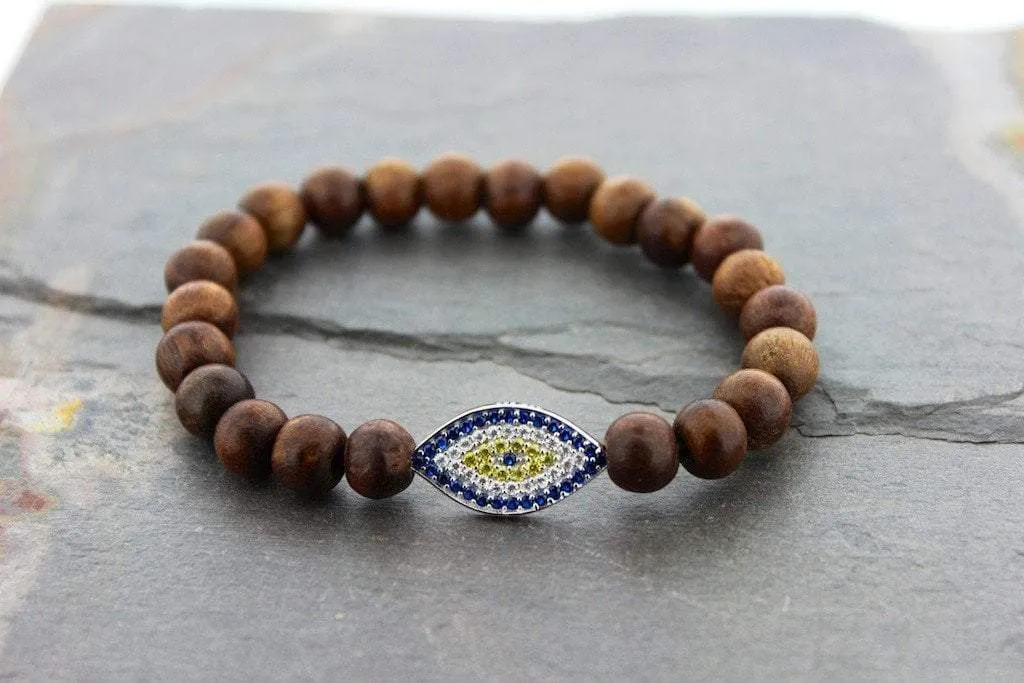 Hand Made Evil Eye Mala Bracelet
