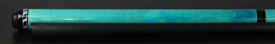 Jacoby BlaCkOut Turqouise No Wrap Break/Jump Cue - JACBKOUTTQ
