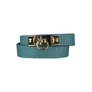Kate Turquoise Leather Bracelet