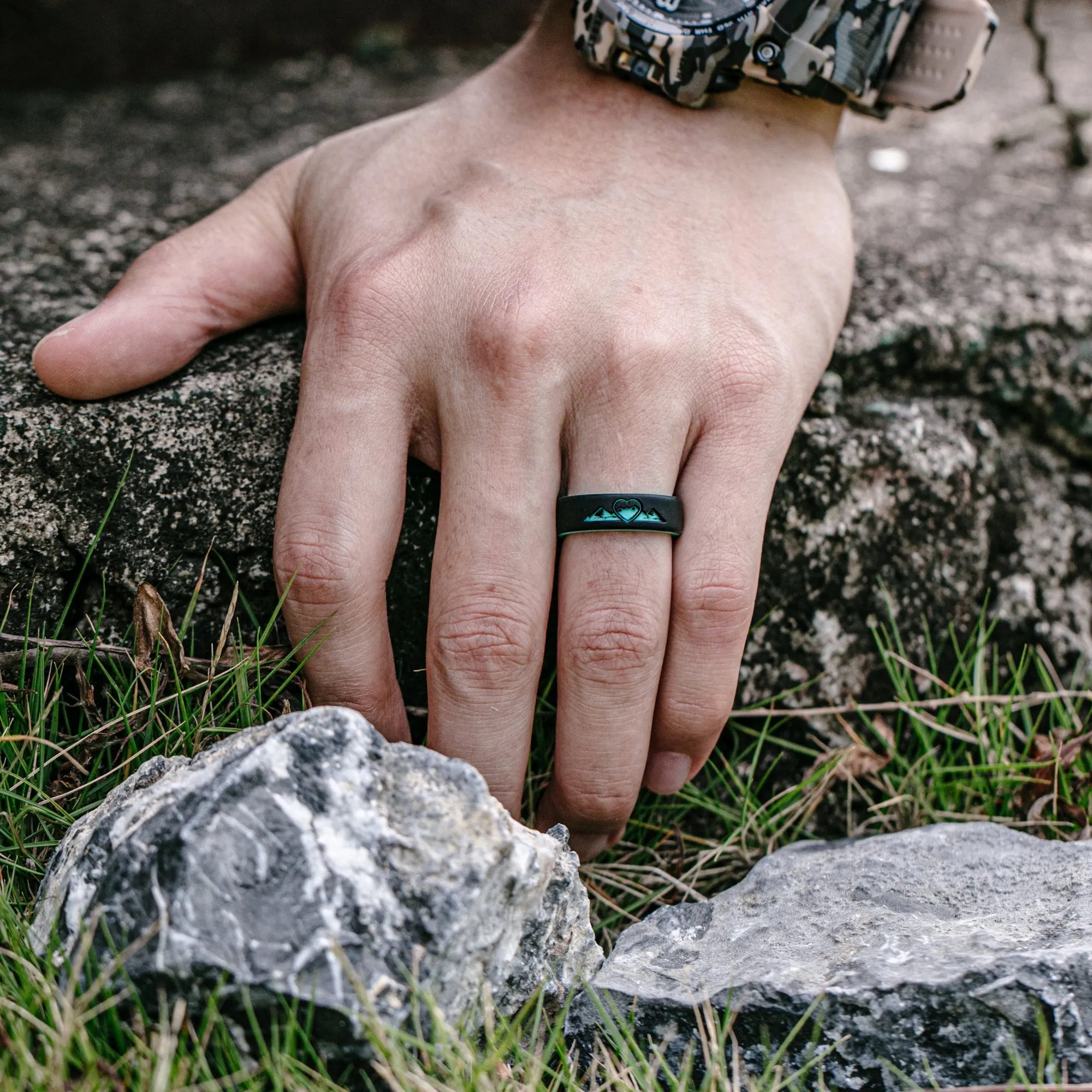 Men's Printed Prime 5 - Silicone Ring
