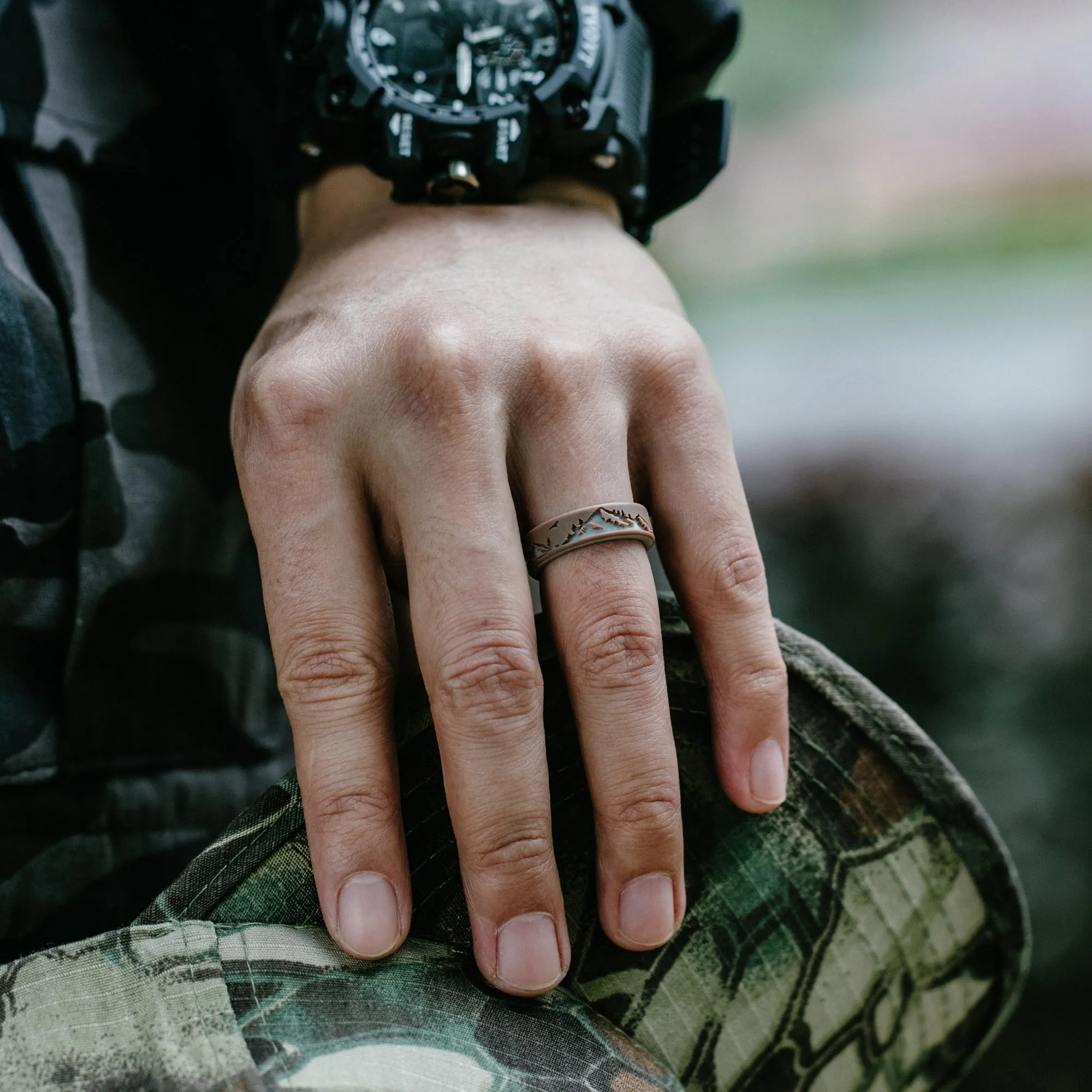 Men's Printed Prime 5 - Silicone Ring