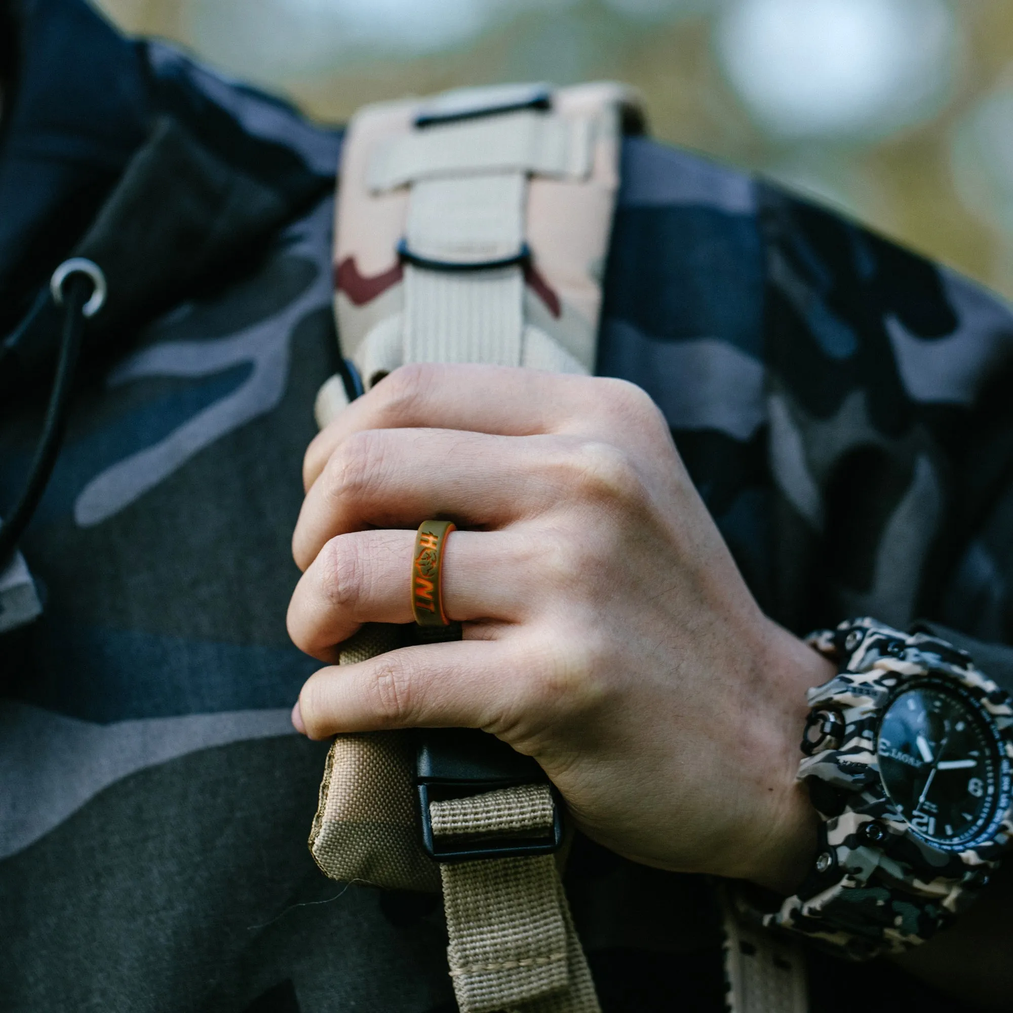 Men's Printed Prime 5 - Silicone Ring
