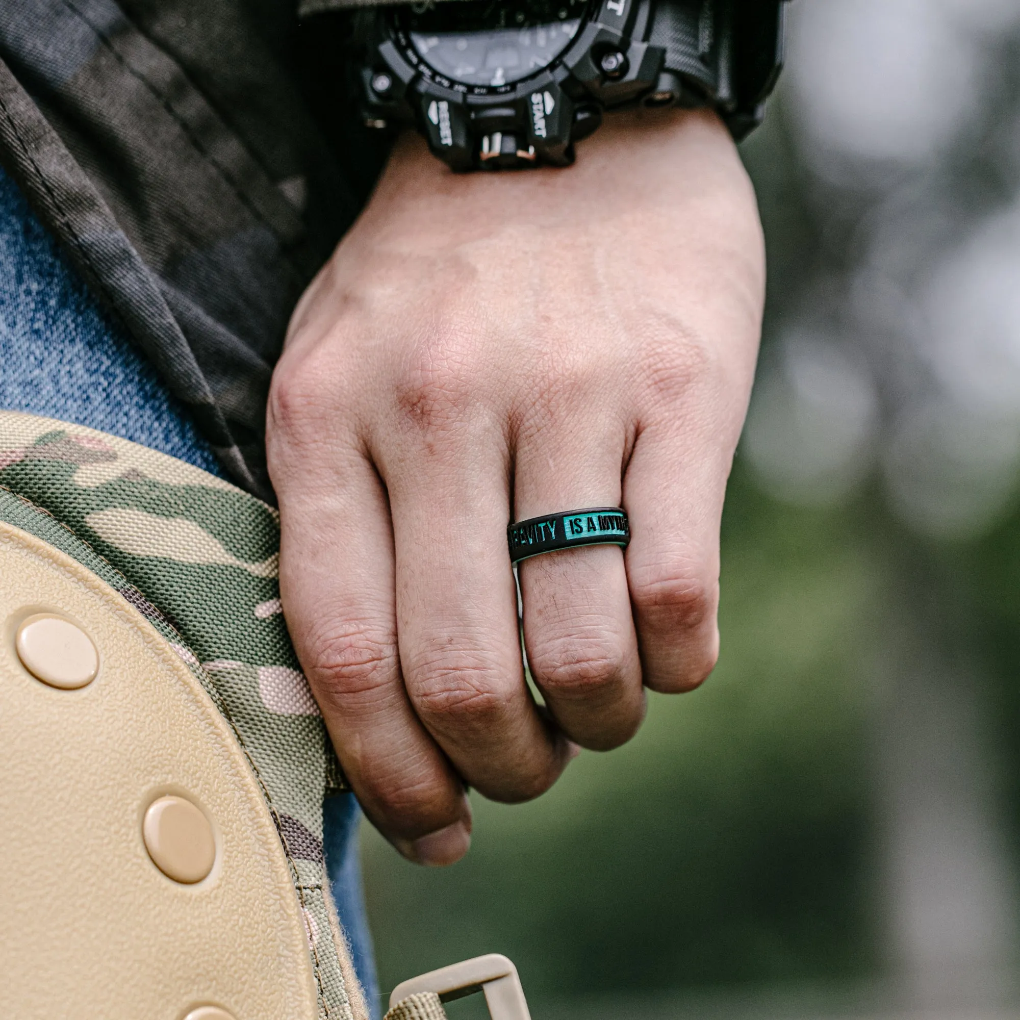 Men's Printed Prime 6 - Silicone Ring