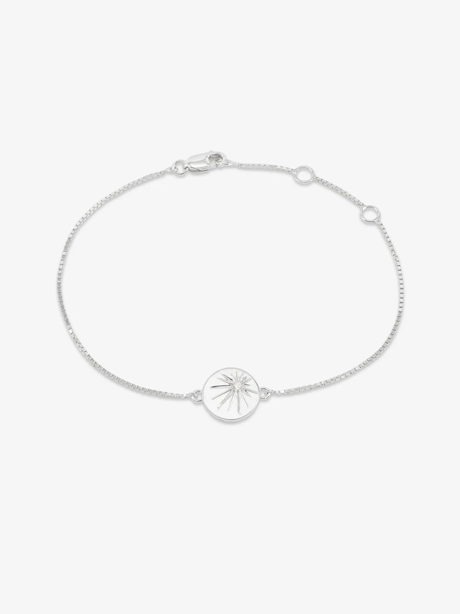 North Star Bracelet - Silver - NSB3S