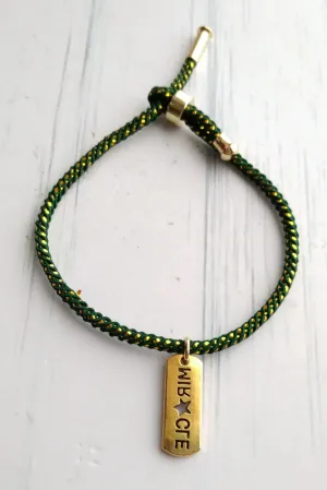 Olivia Miracle Metallic Cord Slider Bracelet