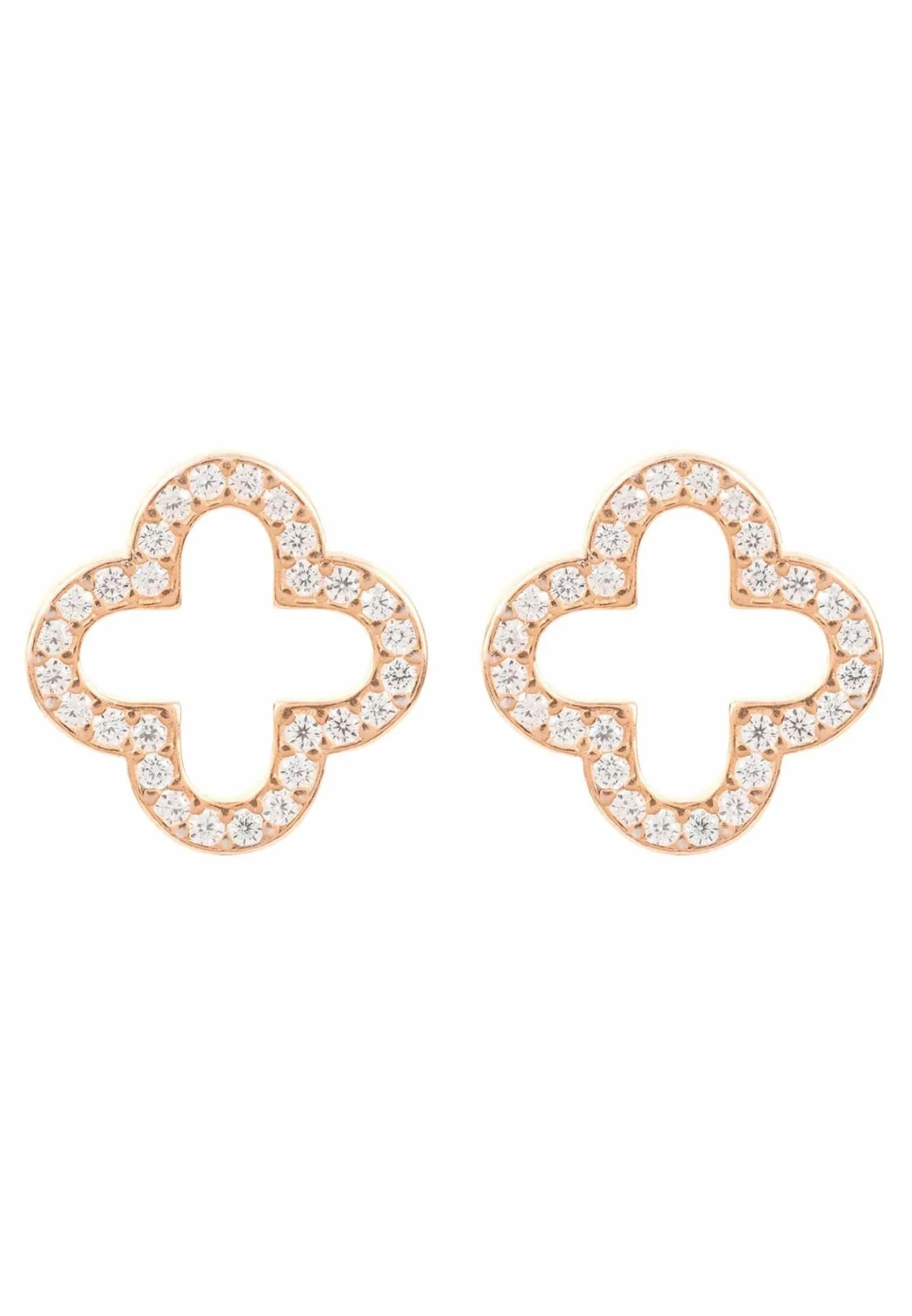 Open Clover Earrings