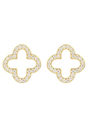 Open Clover Earrings