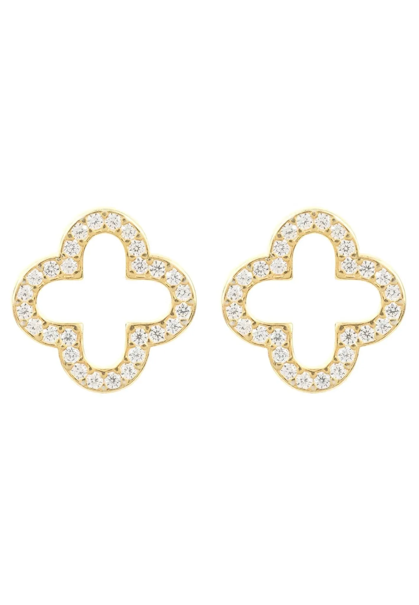 Open Clover Earrings