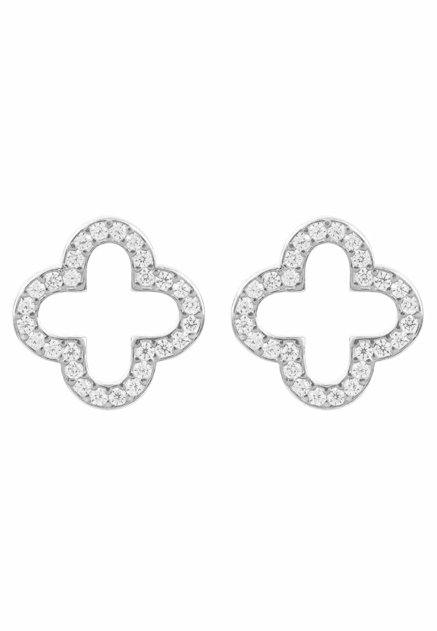 Open Clover Earrings