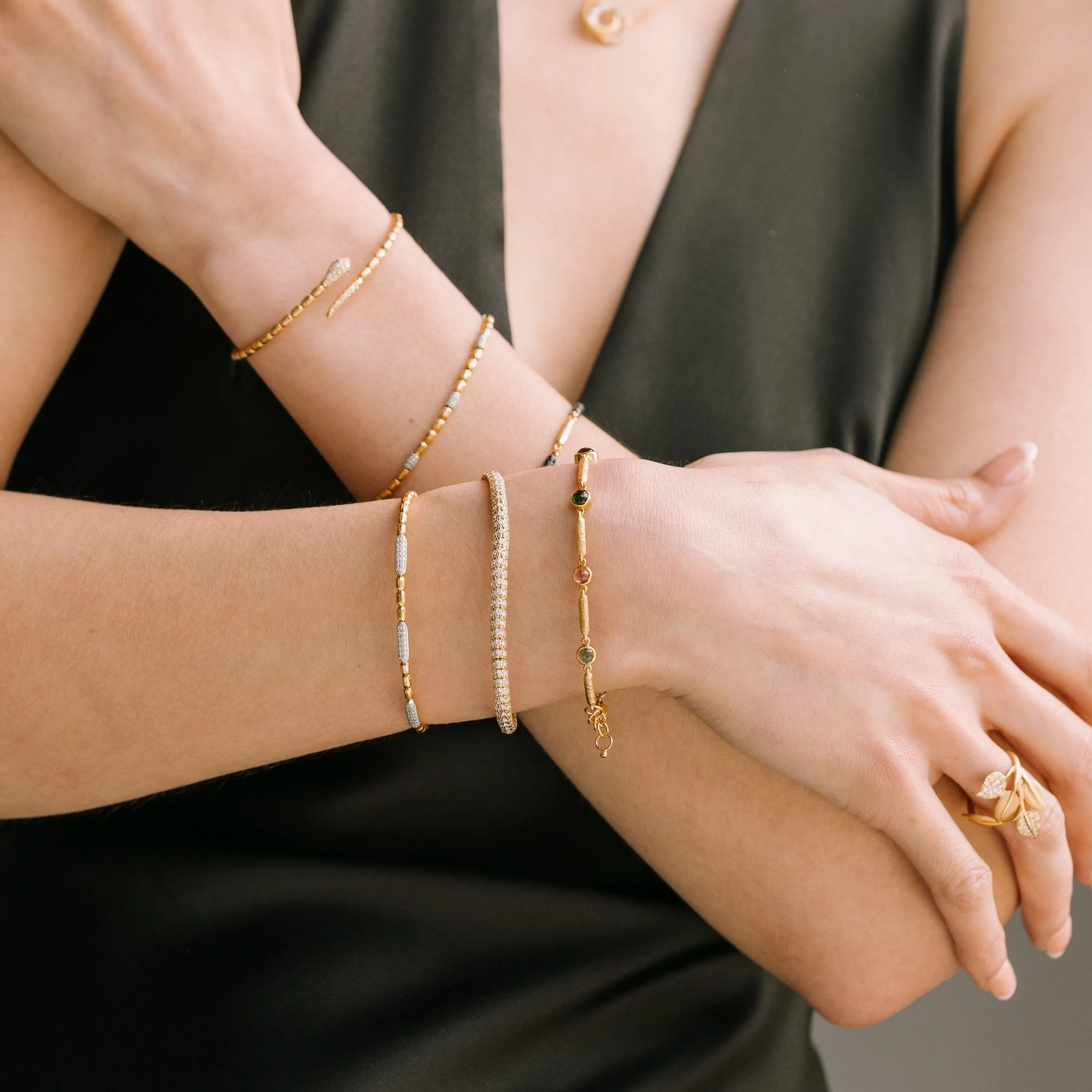 Pavé Diamond Stretch Bracelet 2ct