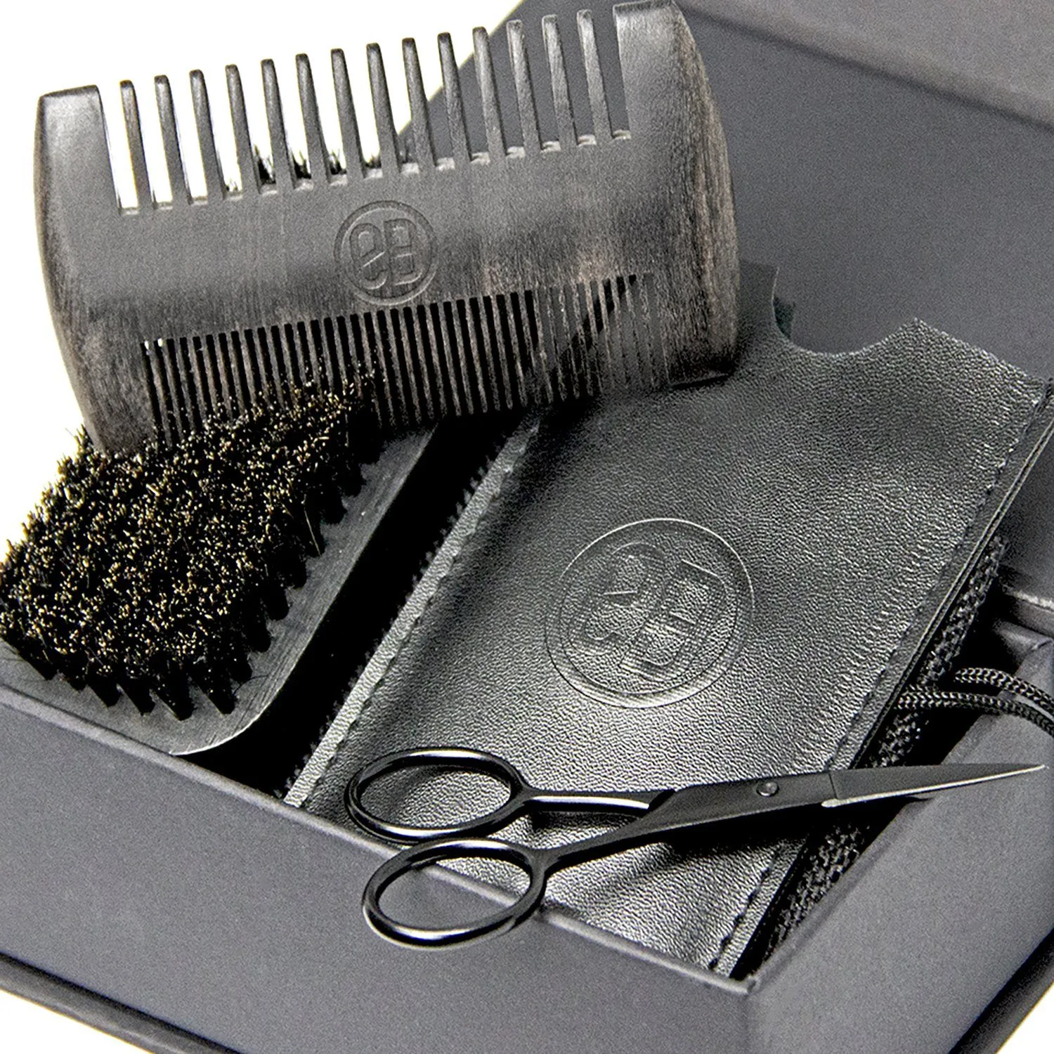 Premium Beard Comb & Brush Set for Men’s Grooming Care