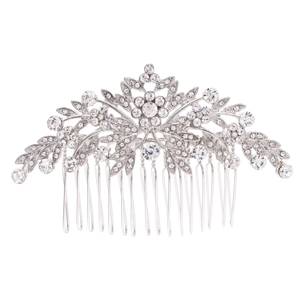 Rhinestone Crystal Wedding Bridal  Hairpins Hair Comb  FA5088