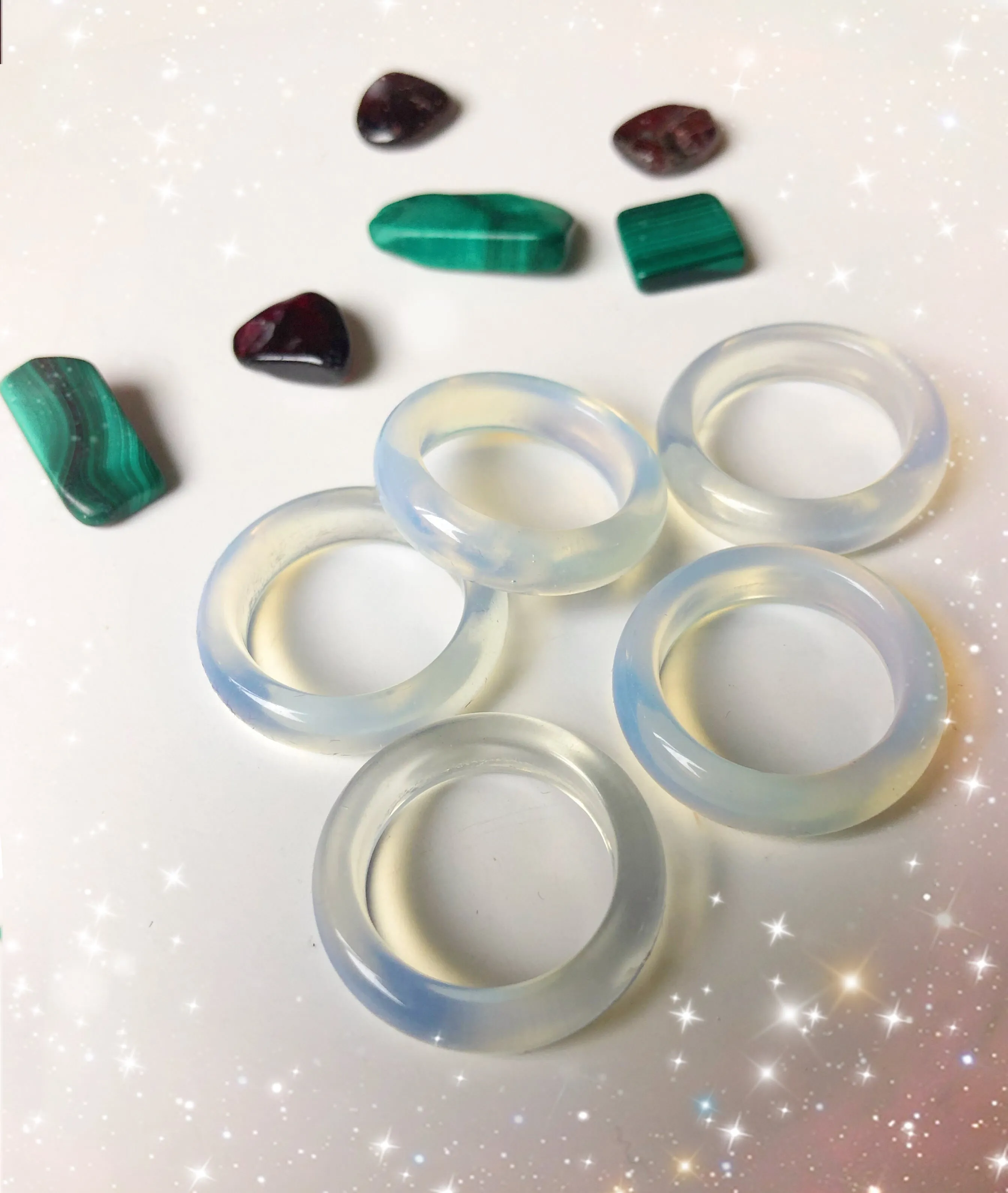 Solid Gemstone Ring