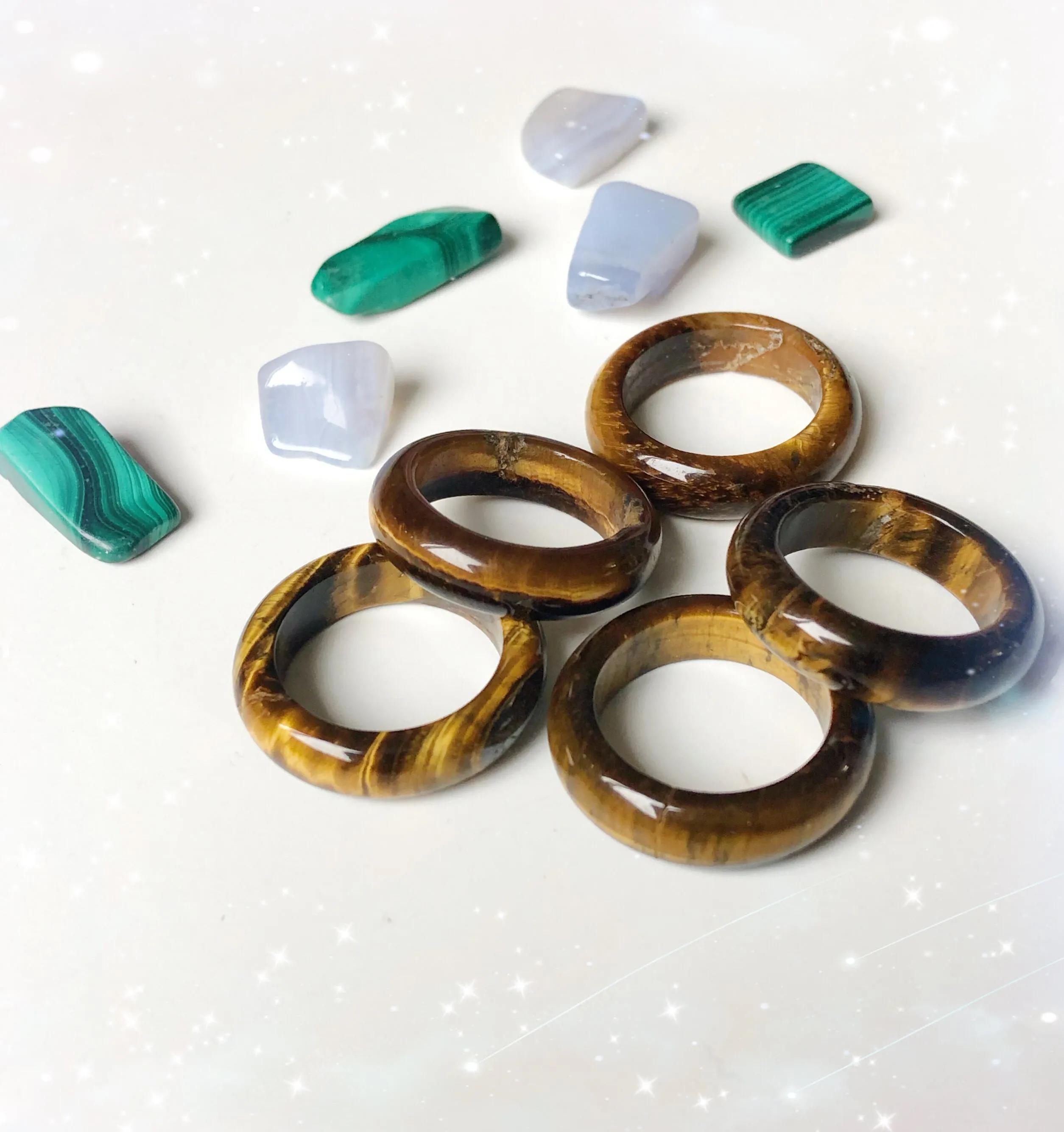 Solid Gemstone Ring