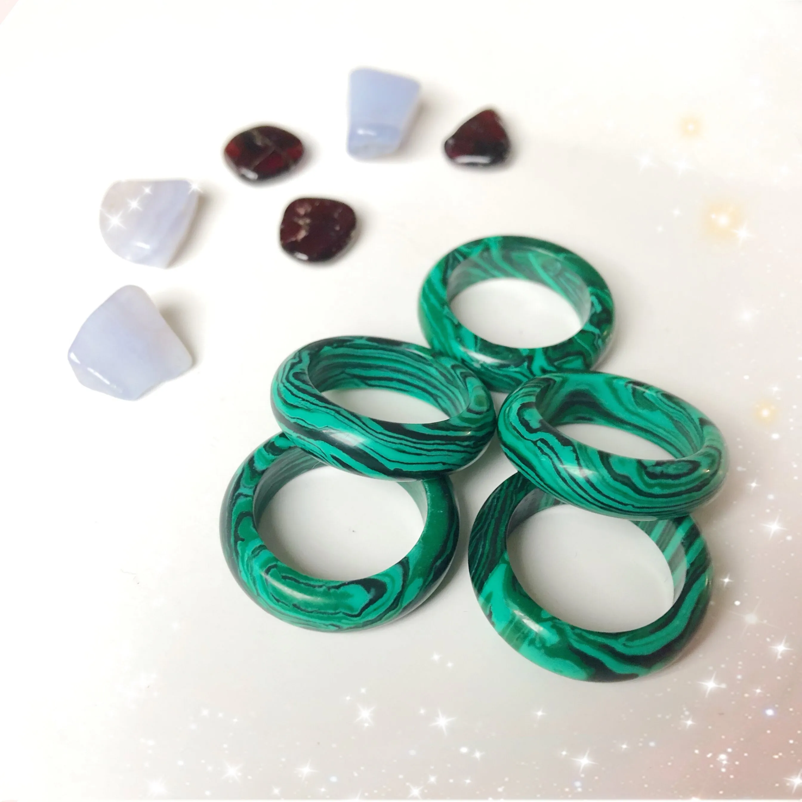 Solid Gemstone Ring