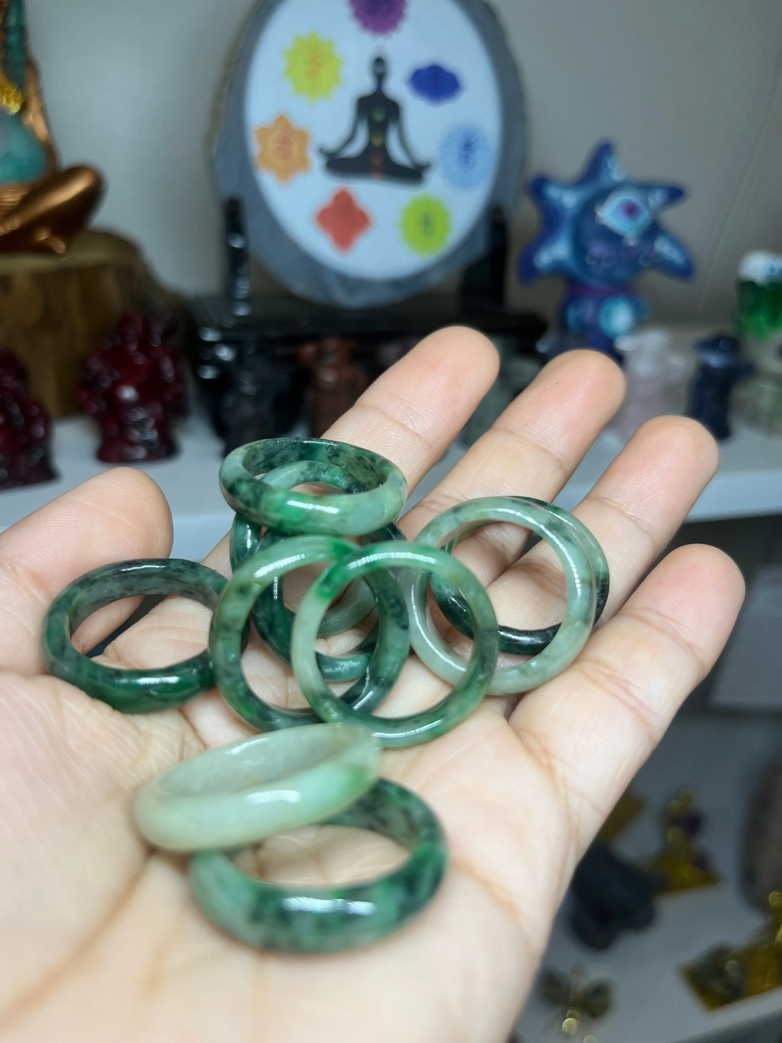 Solid Gemstone Ring