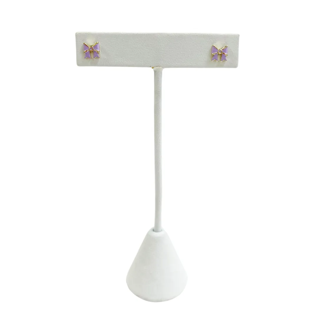Teeny Tiny Bow Earring Lavender