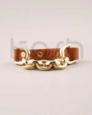 URBAN LINK LEATHER BRACELET