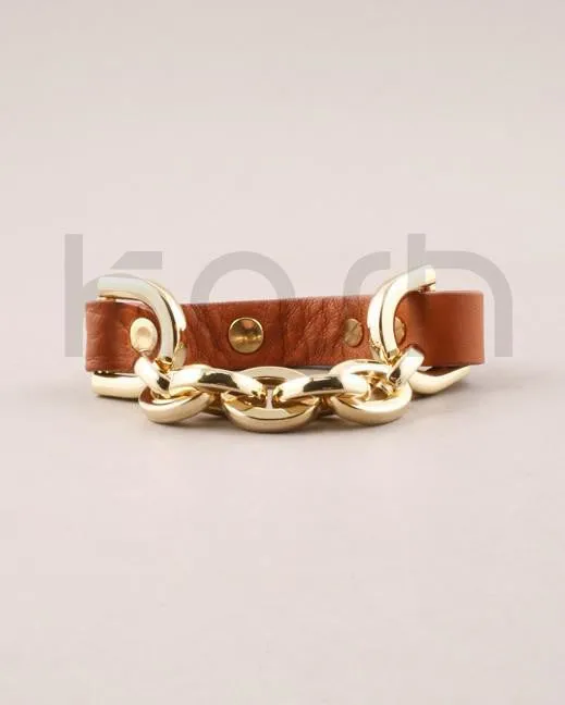 URBAN LINK LEATHER BRACELET
