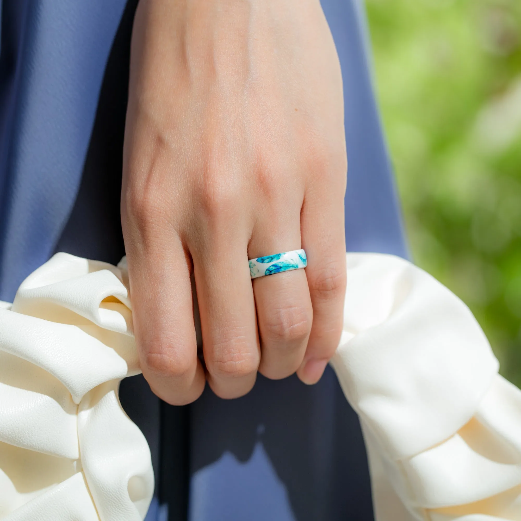 Women's Printed Harmony 5 - Silicone Ring