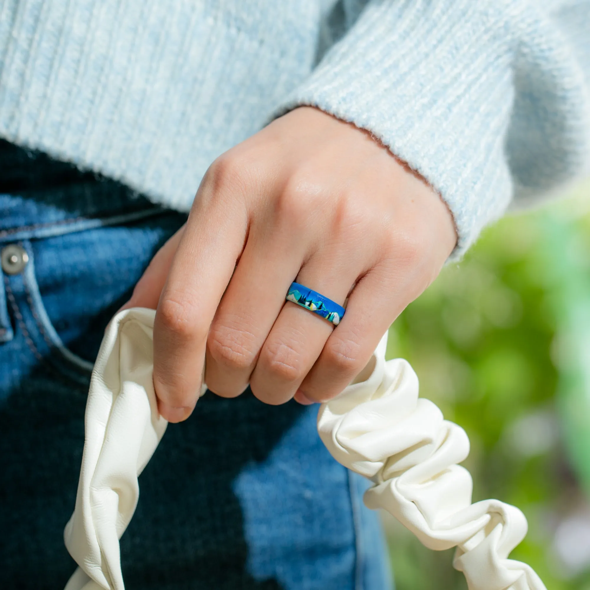 Women's Printed Harmony 5 - Silicone Ring